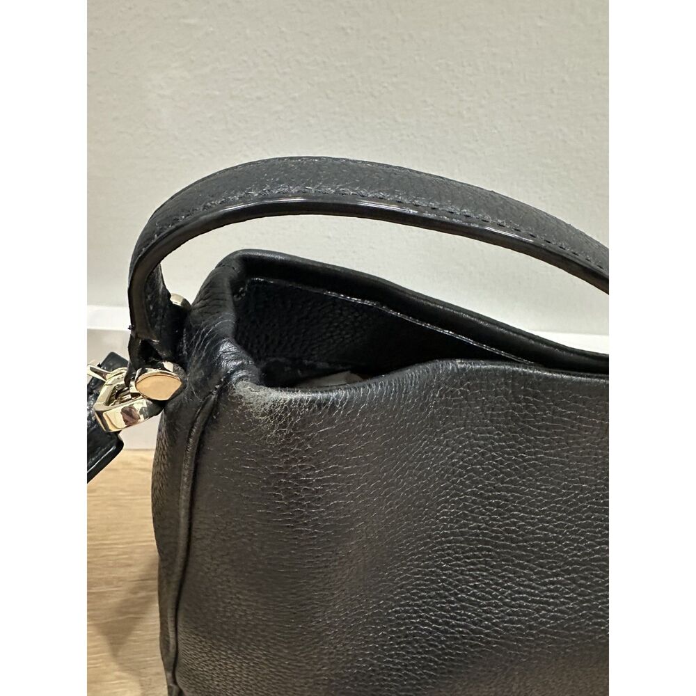 Kate Spade Black Pebbled Leather Crossbody Purse Handbag w/ Tassel GUC! - Picture 10 of 15